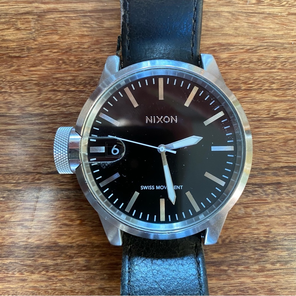 Nixon The Chronicle Stainless Steel Swiss Watch